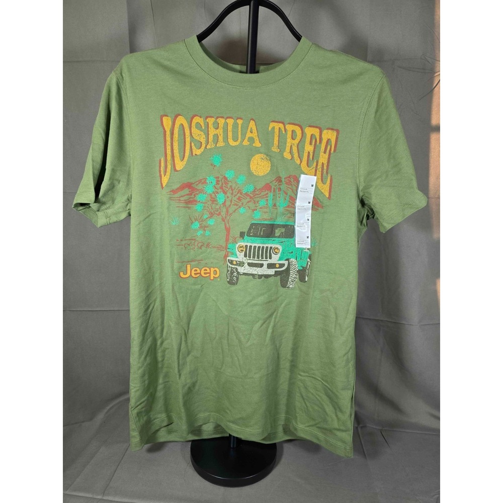 Joshua Tree National Park Jeep Men's Size M Graphic T-Shirt Green NWT Goodfellow
